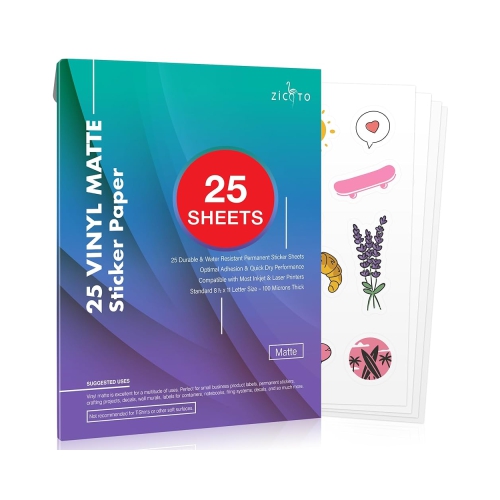 Sticker Sheets (Inkjet compatible)